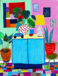 Синий шкаф и язык узоров