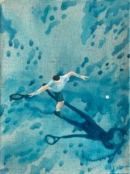 Игра в теннис