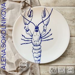 Тарелка из фарфора