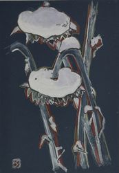 Зима. Подсолнухи #1