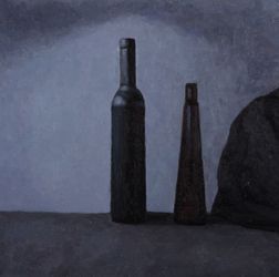 Натюрморт с двумя бутылками