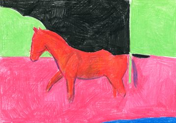 Красный конь