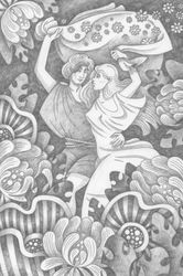 Бегущие в цветах