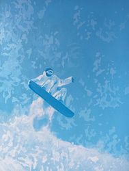 The snowboarder