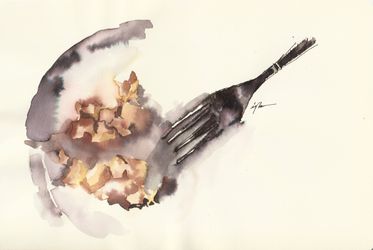 Остатки шарлотки