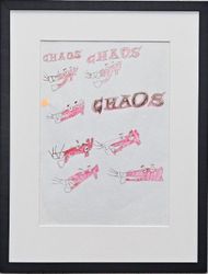 Рабочий эскиз к работе «Pink Panthers/ Chaos»
