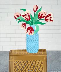 A Vase of Tulips
