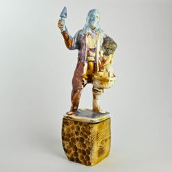 Грибник с кузовами (золото на голубом)