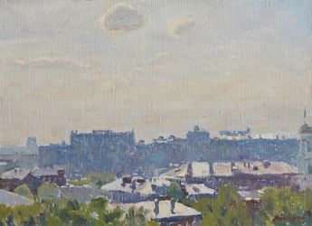 Весеннее небо Москвы