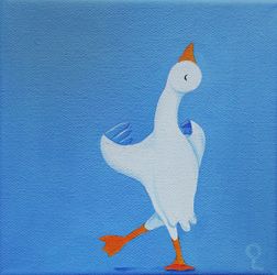 Гусик танцует