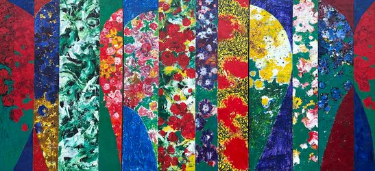 Букет цветов (триптих)