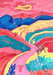 Мила в горах, день 2