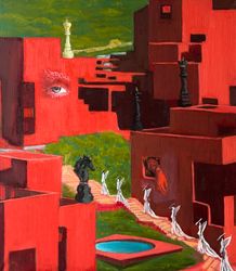 Око, красная перчатка и свита Белого короля