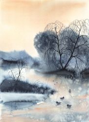 В утреннем тумане