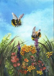 Дыхание луга. Шмели