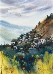 Домики в горах. Кисловодск