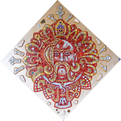 Мозаичное панно "Володимир — червоне сонце"