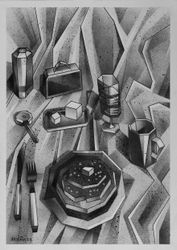 №381 — Натюрморт с блинами