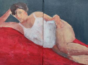 Натурщица. Диптих