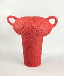 Красный сосуд