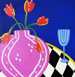 Красные тюльпаны