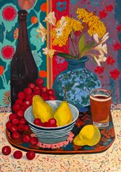 Натюрморт с грушами и ранетками