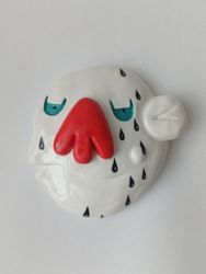 Фаянсовая маска "Под дождем"