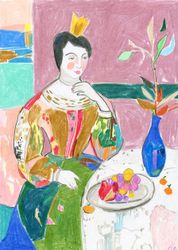 Императрица в розовой гостиной