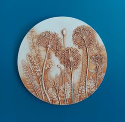 Ботанический барельеф "ALLIUM #4"
