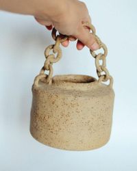 Ваза "Песок" с цепью
