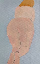 Натурщица. Розовая серия