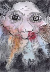 Фрактально-элементальное лицо