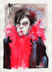 Красное боа (Boa rouge)