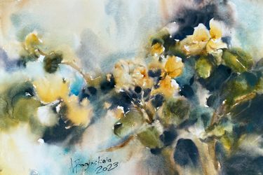 Желтая герань