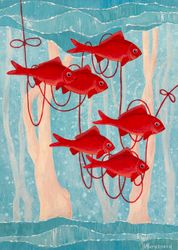 Красные нити