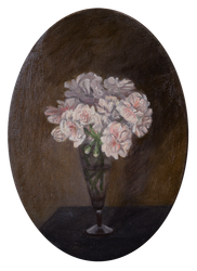 Букет с геранью