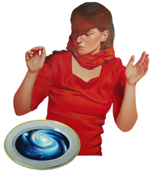 Рождение (девушка в красном)