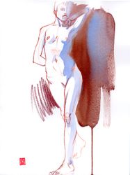 Nude life drawing 075