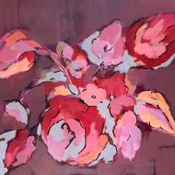 Флора в красном