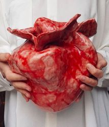 Ваза керамическая "Сердце"