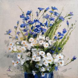 Летний этюд. Ромашки