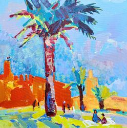 Пейзаж с пальмой. Тунис