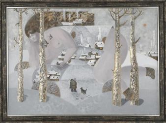 "Утро в Чусовом" из диптиха "Зимушка"