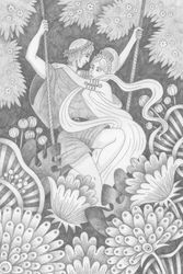 Влюбленные на качелях