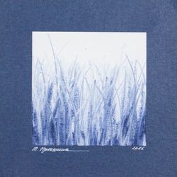 Черничный синий (этюд)