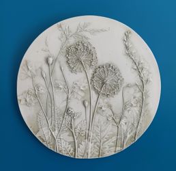 Ботанический барельеф "ALLIUM #1"
