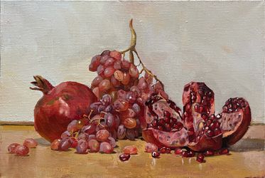 Гранат и виноград