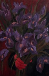 Подаренные ирисы