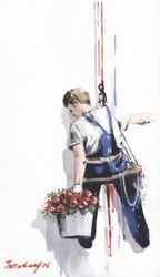 Ведерко цветов