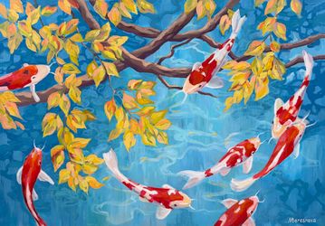 Солнечные блики в бирюзовой воде